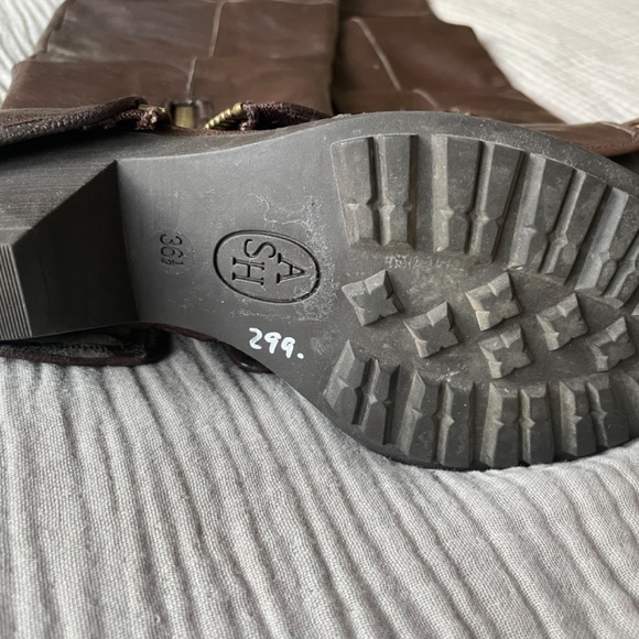 ASH Over The Knee Brown Boots Size 6 - Picture 4 of 5